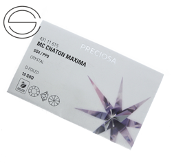 431-11-615 Chaton Maxima PP 9 CRYSTAL DF 1 pkg. = 1440 pcs.