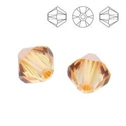 5328 MM 4 Swarovski Bicone METALLIC SUNSHINE METSH