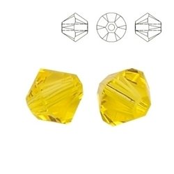 5328 MM 8 Swarovski XILION Bicone CITRINE