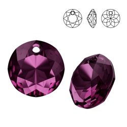 6430 MM 14 Swarovski Classic Cut AMETHYST