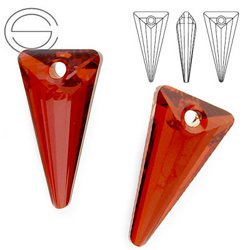 6480 MM 18 Swarovski Spike RED MAGMA REDM