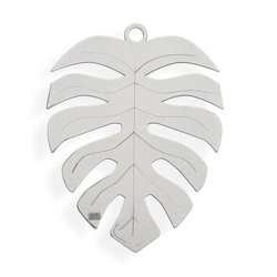 CL-300 Monstera Leaf Pendant 39 mm sterling silver