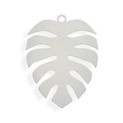 CL-300 Monstera Leaf Pendant 39 mm sterling silver