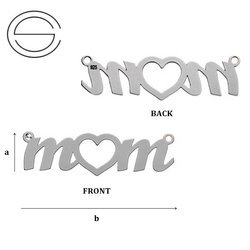 CL-330A MUM Pendant Sterling Silver 925