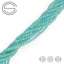 KN-RF-2,0 AMA/G Natural stone - round faceted - AMAZONITE