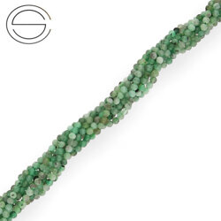 KN-RF-2,0 EME Natural stone - round faceted - EMERALD