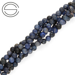 KN-RS-4,0 DUM Natural stone - round smooth - DUMORTIERITE - Strand