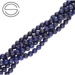 KN-RS-4,0 LLA Natural stone - round smooth - LAPIS - Strand