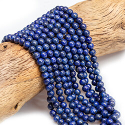 KN-RS-6,0 LLA Natural stone - round smooth - LAPIS - Strand