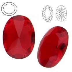 OV II MM 6 Glass stone RED