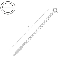 P-CL-387 EXTENSION chain 5cm. Silver 925