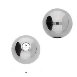 P2L-16,0 / 3,0SL Silver ball 16 mm pr. 925/GRAM