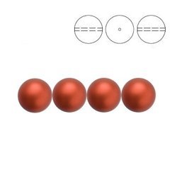 PRECIOSA 131-10-011 Round Pearl 10 mm DARK COPPER 1 pkg. = 50 pcs.