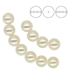 PRECIOSA 131-10-011 Round Pearl Maxima 12 mm WHITE 1 pkg. = 30 pcs.