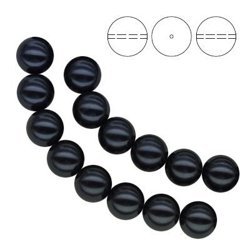 PRECIOSA 131-10-011 Round Pearl Maxima 8 mm DARK BLUE 1 pkg. = 10 pcs.