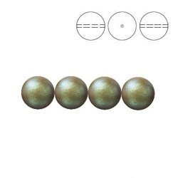 PRECIOSA 131-10-011 Round Pearl Maxima 8 mm PEARLESCENT KHAKI 1 pkg. = 100 pcs.