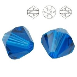 PRECIOSA 451-69-302 Rondelle Maxima MM 4 CAPRI BLUE 1 pkg. = 720 pcs.