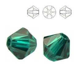 PRECIOSA 451-69-302 Rondelle Maxima MM 6 EMERALD 1 pkg. = 288 pcs.