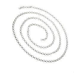 Rolo R 000 Sterling Silver 925 Silver Chain for Jewelry Making