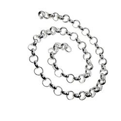 Rolo R 006 Sterling Silver 925 Silver Chain for Jewelry Making