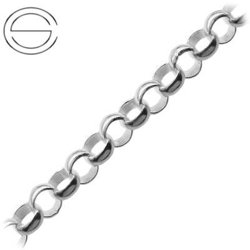 Rolo R 055 Sterling Silver 925 Silver Chain for Jewelry Making RHODIUM PLATED 