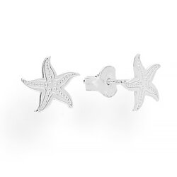 Silver earrings BUTTERFLY - SILVER 925