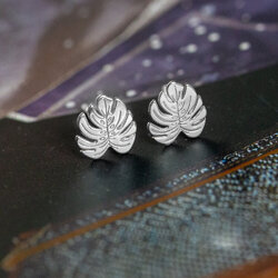 Silver earrings BUTTERFLY - SILVER 925