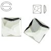 2420 MM 10 Swarovski Asymmetric Square CRYSTAL F