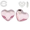 2808 MM 10 Swarovski Heart FB ROSALINE F