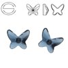2854 MM 8 Swarovski Butterfly DENIM BLUE F