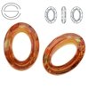 4137 MM 15 Swarovski Cosmic Oval COPPER COP