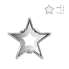 4745/S MM 10 Swarovski Star - Rhodium