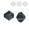 5328 MM 4 Swarovski XILION Bicone GRAPHITE