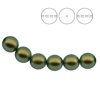 5810 MM 10 Swarovski IRIDESCENT GREEN PEARL (IGPRL)