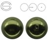 5818 MM 10 Swarovski DARK GREEN PEARL (DGRPRL)