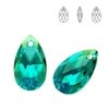 6106 MM 22 Swarovski Pear-shaped BLUE ZIRCON AB