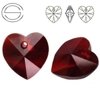 6228 MM 14 Swarovski Heart GARNET