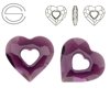 6262 MM 17 Swarovski Miss U Heart AMETHYST