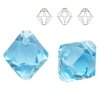 6328 MM 6 Swarovski XILION Bicone AQUAMARINE