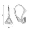 BA-51 Leverbacks for 4841 Cube 6mm - Earring Hooks - Sterling Silver 925