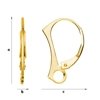 BAZ-86 Leverbacks - Earring Hooks - Sterling Silver 925 Gold Plated