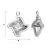 BBA-1 Sterling Silver Leverback Safety Earring Hooks