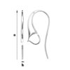 BO-17 Earwires Silver 925 