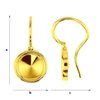 BOZ-239/6 Earwires Silver Gold Plated for Rivoli 1122 6 mm (SS 29)