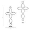 CL-342 OPENWORK CROSS Pendant 17,1 x 10,0 mm Sterling SIlver 925