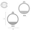 CL-368 CIRCLE Pendant 10,0 mm Sterling Silver 925