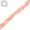 KN-RF-3,0 POP Natural stone - round faceted - PINK OPAL - Strand