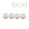 PRECIOSA 131-10-011 Round Pearl Maxima 8 mm PEARLESCENT WHITE 1 pkg. = 10 pcs.