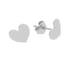 SZT-707 Silver earrings PANSY FLOWER - SILVER 925