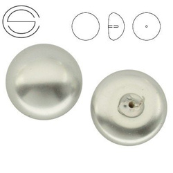 5817 MM 12 Swarovski Cabochon LIGHT GREY PEARL